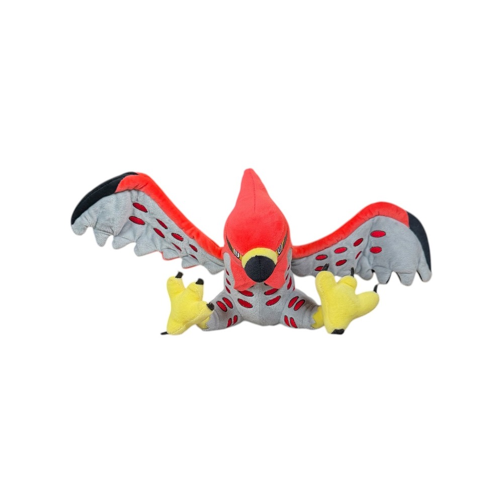Pokemon Talonflame Plush Toy 2014 Fire Flying Type Red Gray Yellow 12 Inch Wing